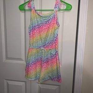 Girls Colorful romper size 7-8